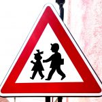 Verkehrsschild Achtung Kinder in Tschechien