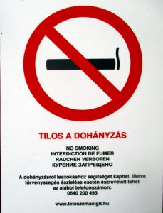 Rauchverbot in Budapest 2018