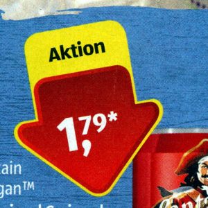 Aktionspfeil von ALDI