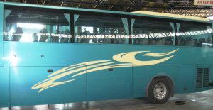 Bus der griechischen Intercity-Busgesellschaft KTEL