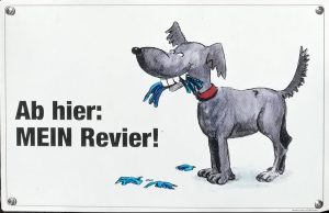 Hunde Warnung witzig
